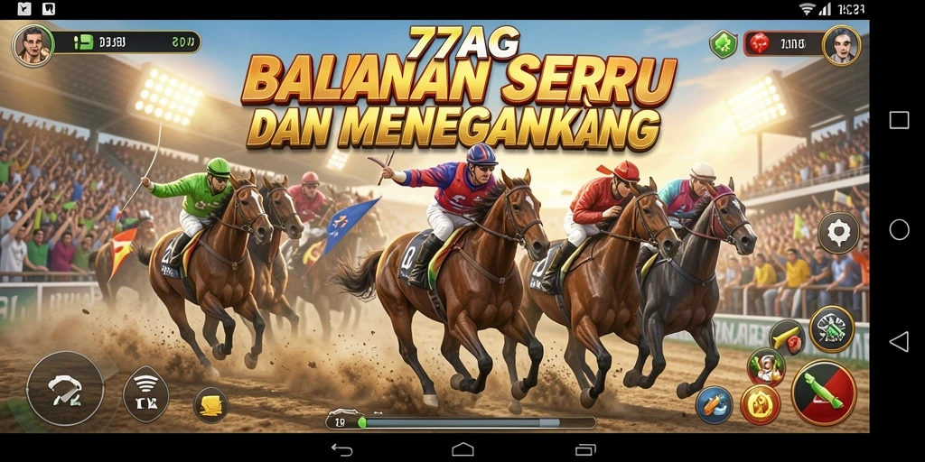Gameplay mendebarkan dari 77AG dengan kecepatan tinggi.