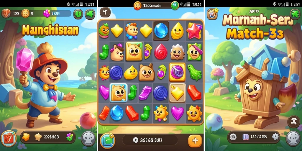 Tampilan gameplay API77 yang seru dan berwarna-warni.