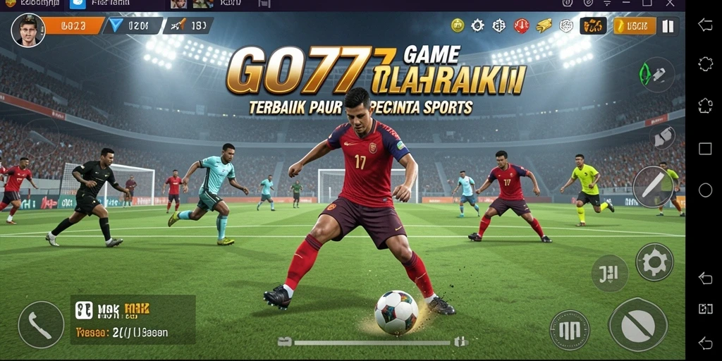 Tampilan menarik dari gameplay olahraga GOD77 yang mendebarkan.