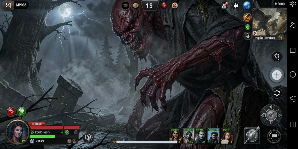 Screenshot utama MPO08 menampilkan momen mencekam dalam gameplay.