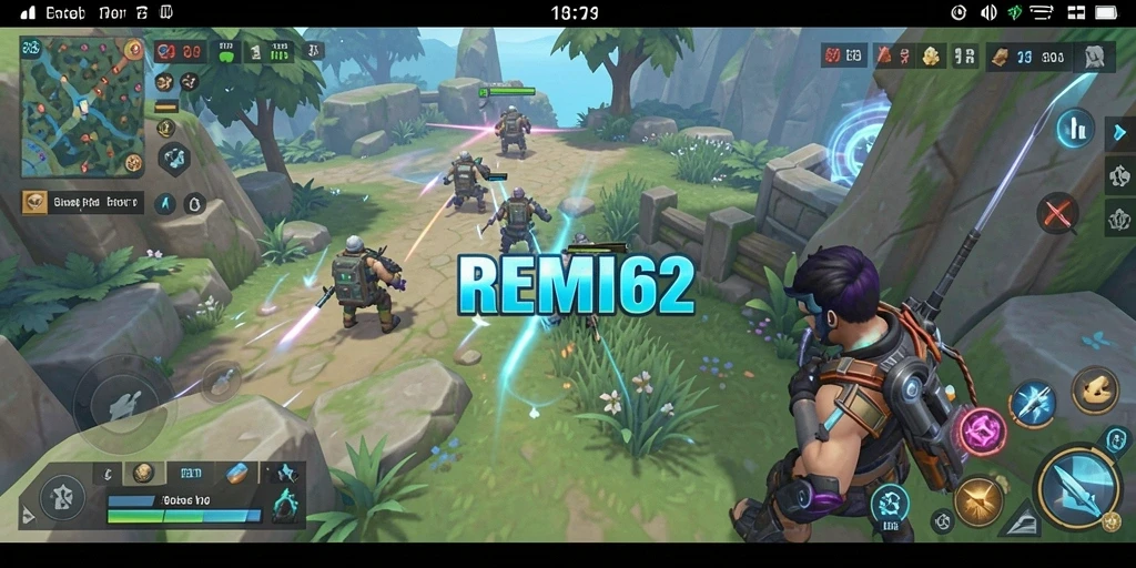 Screenshot utama REMI62 menampilkan antarmuka yang interaktif dan mudah digunakan.