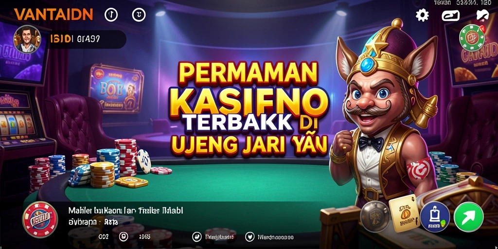 Tangkapan layar VANTAIDN menampilkan pengalaman kasino yang mendebarkan.